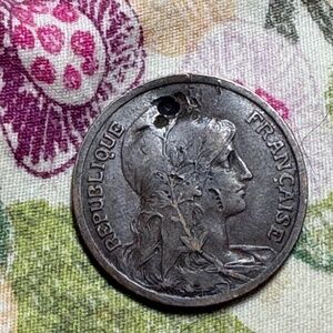 🇫🇷 1915 France — 10 Centimes — Third Republic — Dupuis Design — WWI Era